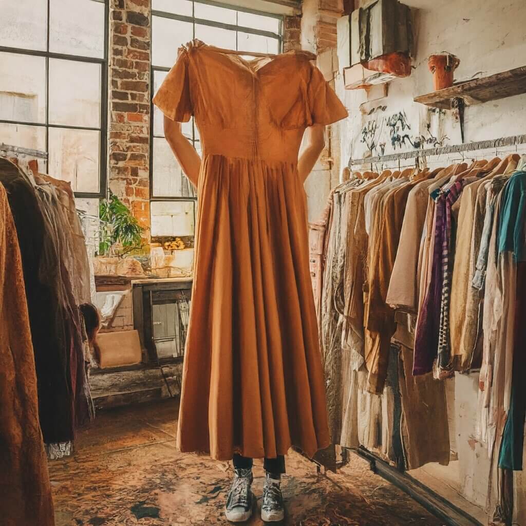 second-hand-dress-for-sustainable-fashion