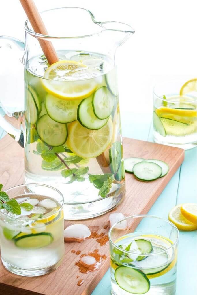 Lemon-and-Mint-Infused-Water-detox-drinks