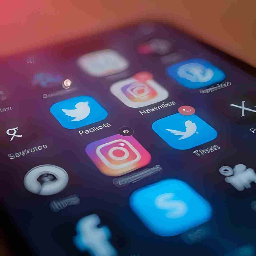Do Smartphones Make Us Smarter: A close-up of social media apps, demonstrating how smartphones influence our daily cognitive habits.