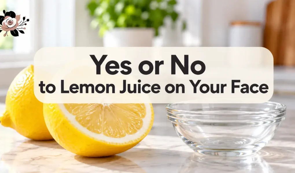 A sliced lemon and a small glass dish on a bright kitchen counter, soft natural light, clean and simple composition,